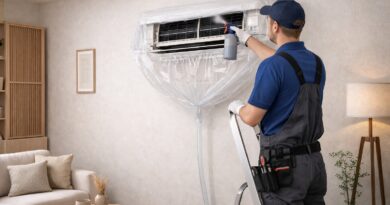 Cyszczenie klimatyzacji domowej - przygotowywanie do sezonu letniego.